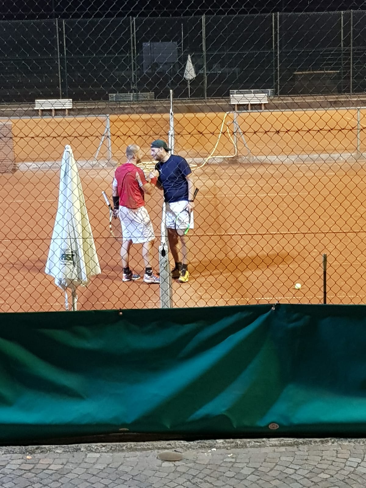 FIT-Turnier 2019 | Post-Match Handshake - Bedin v Leiter